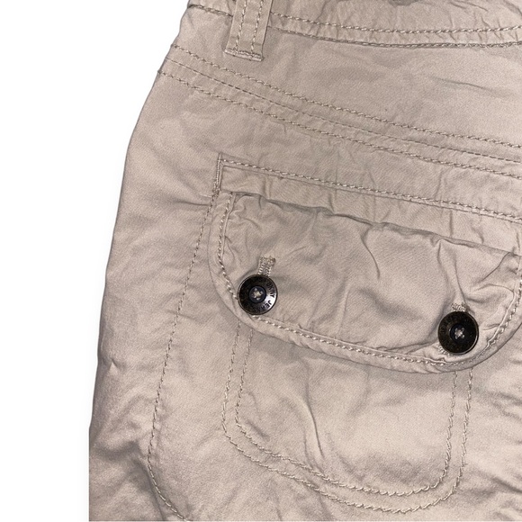 DKNY Capri spring & summer wear size S tan / khaki/ beige/ cream cream cargo - Picture 3 of 5